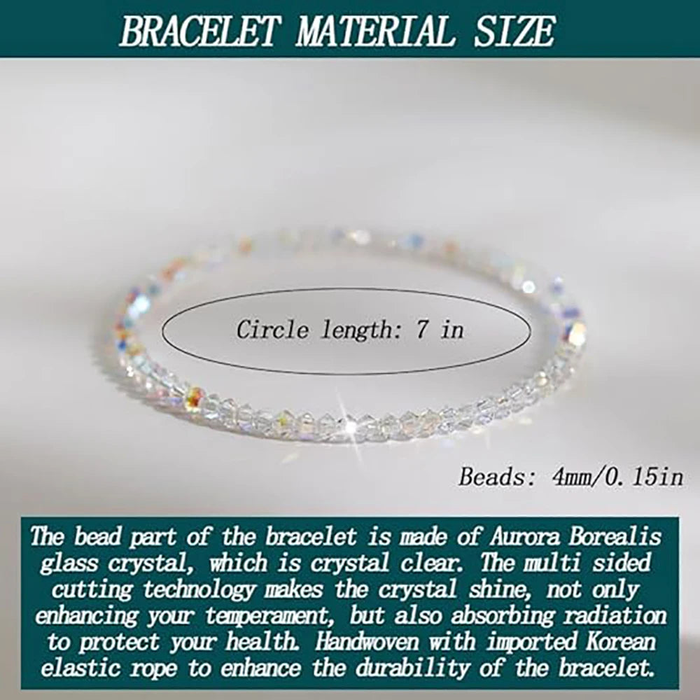 1pc "Menopause: Awakening" Crystal Beaded Bracelet - Empowering Jewelry Gift, Supporting Women&