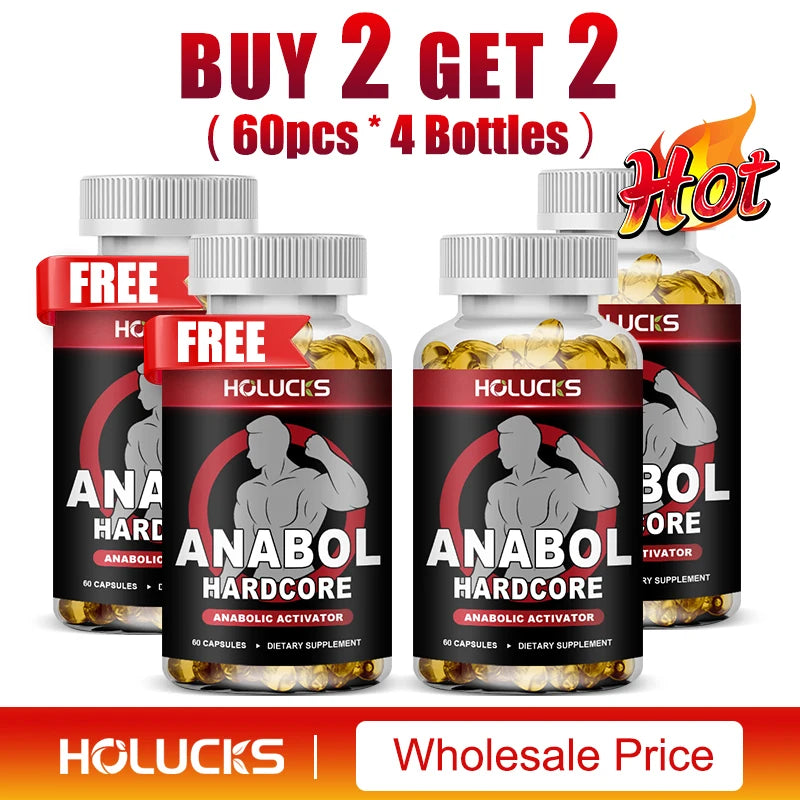 Anabol Hardcore Supplement, Muscle Growth, for Men To Build Lean, Dense, High, Performance Enhancing, Support Overall Health