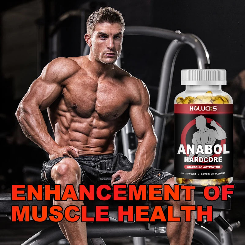 Anabol Hardcore Supplement, Muscle Growth, for Men To Build Lean, Dense, High, Performance Enhancing, Support Overall Health