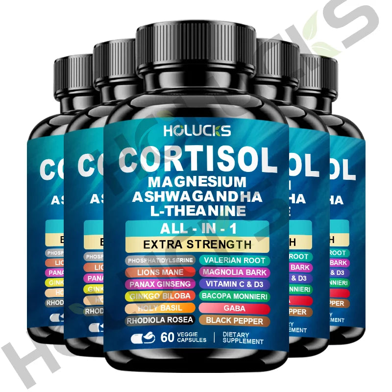 Corti-Soothe Supplement - Improve Sleep Quality, Promote Cortisol Balance, Support Adrenal Health, & Relieve Fatigue -120 Pills