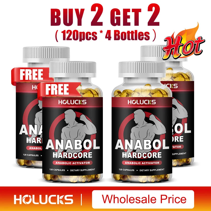 Anabol Hardcore Supplement, Muscle Growth, for Men To Build Lean, Dense, High, Performance Enhancing, Support Overall Health