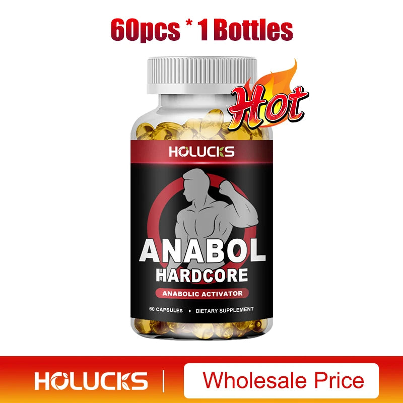 Anabol Hardcore Supplement, Muscle Growth, for Men To Build Lean, Dense, High, Performance Enhancing, Support Overall Health