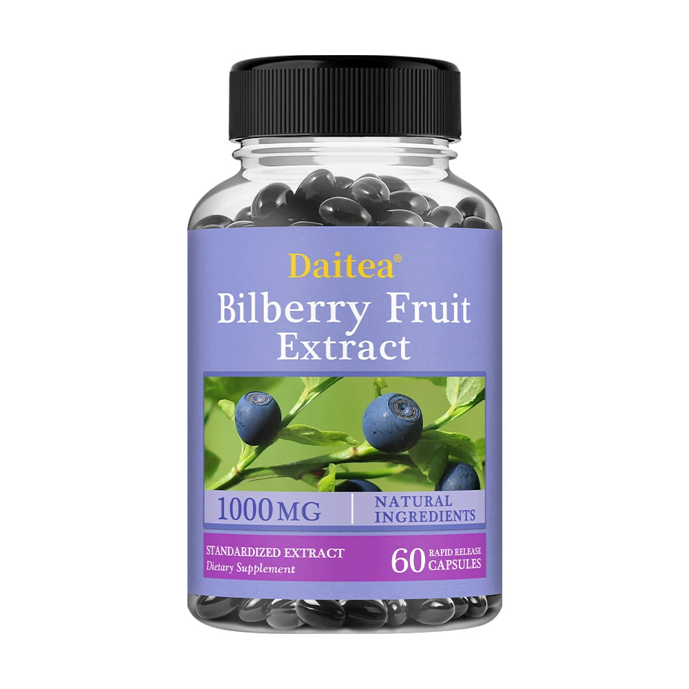 Bilberry Extract-Eye Health Supplement,Supports Vision,Brightens Eyes,Nourishes Eyes,Enhances Vision Health Dietary Supplement