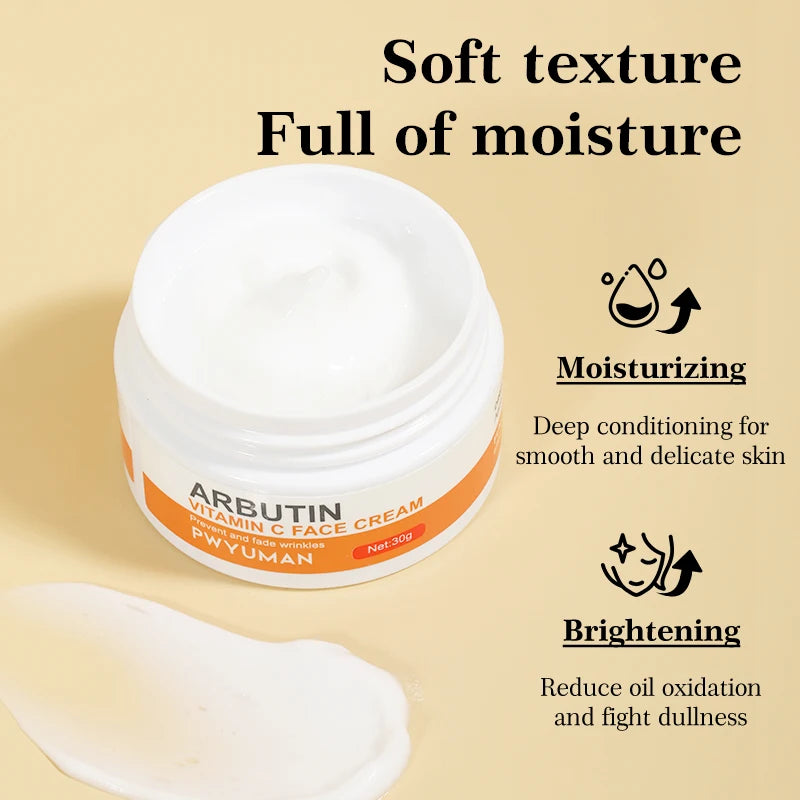 Vitamin C Improve Freckles Cream Fade Dark Spots Melasma Niacinamide Lightening Melanin Brighten Moisturizer Skin Care Products