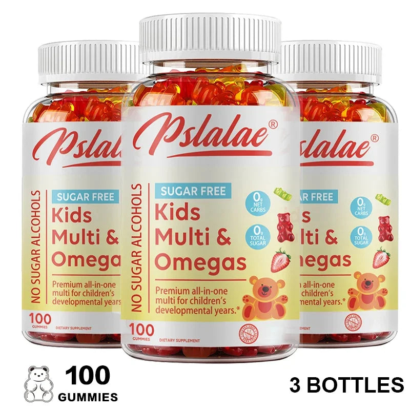 Kids Multivitamins Gummies - Boosts Immunity, Promotes Healthy Brain and Body Development, Provides Energy