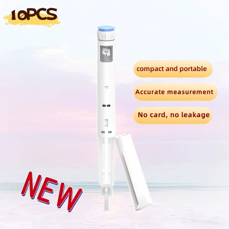 Disposable pen for peptides or insulin, 10 units (excluding the medication).