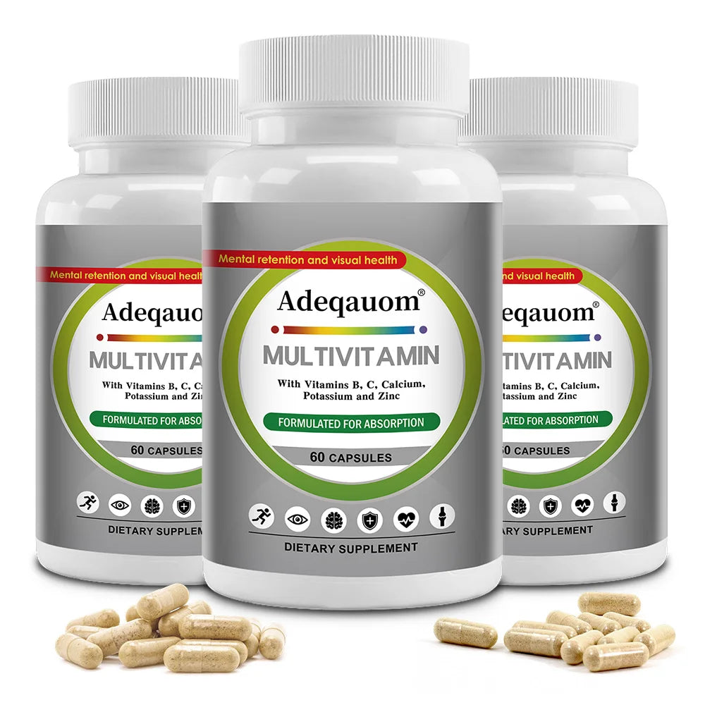 Comprehensive Multivitamin To Enhance Daily Nutrition Improve Immunity and Energy Support Heart Hair Skin and Nail Health Levels