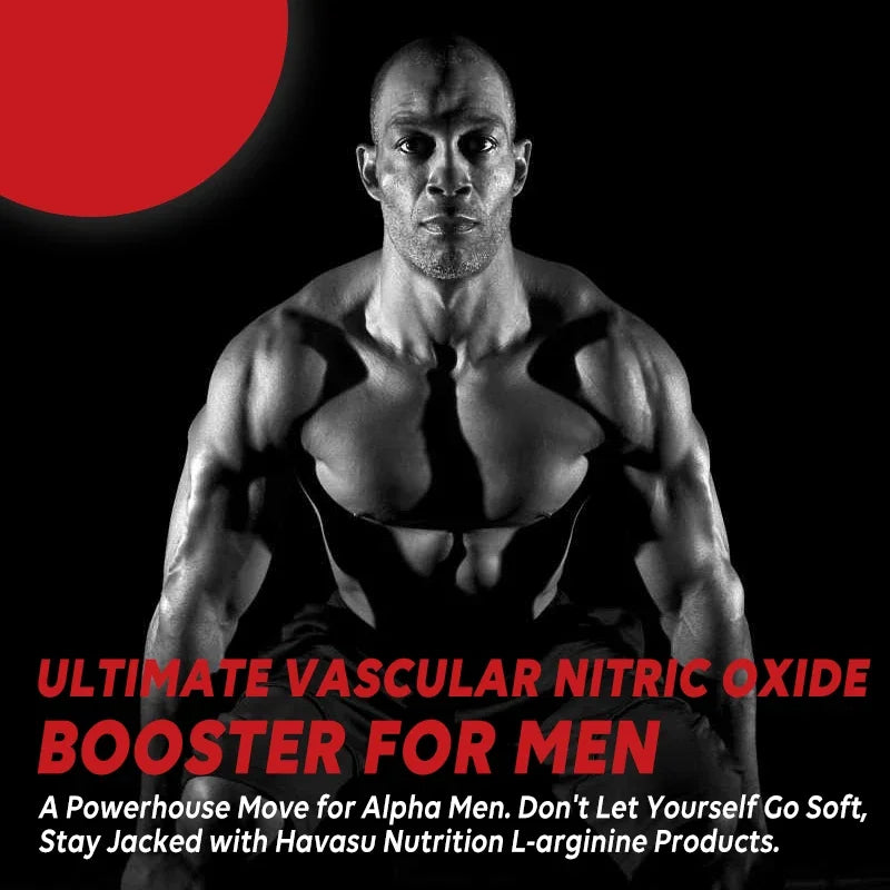 L-Arginine Supplement - for Energy, Strength and Endurance Support During Exercise | Muscle Mass, Non-GMO