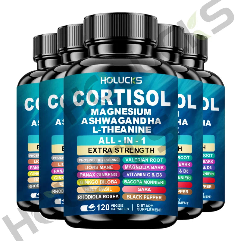 Corti-Soothe Supplement - Improve Sleep Quality, Promote Cortisol Balance, Support Adrenal Health, & Relieve Fatigue -120 Pills