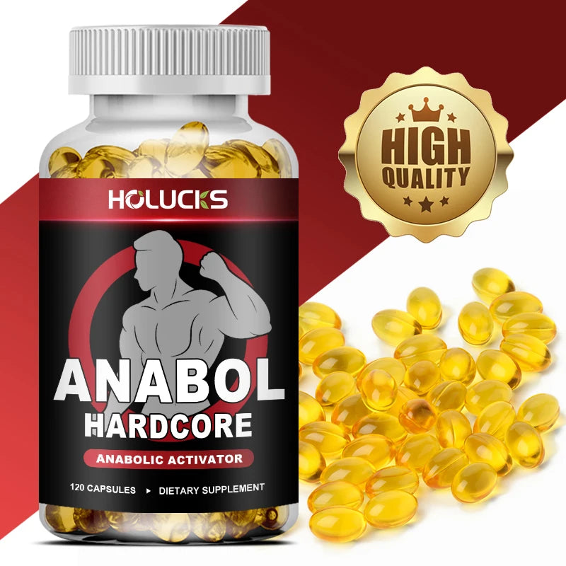Anabol Hardcore Supplement, Muscle Growth, for Men To Build Lean, Dense, High, Performance Enhancing, Support Overall Health