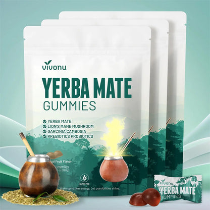 VIVONU Yerba Mate Gummies 4in1 Formula Lion&
