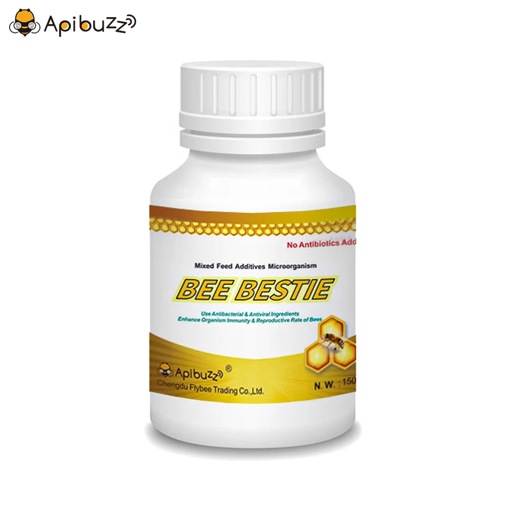 APIBUZZ BEE-BESTIE honey bee feed - Improve Immunity for Bees - Help European/American Foulbrood,Chalkbrood,Sacbrood,Beekeeping