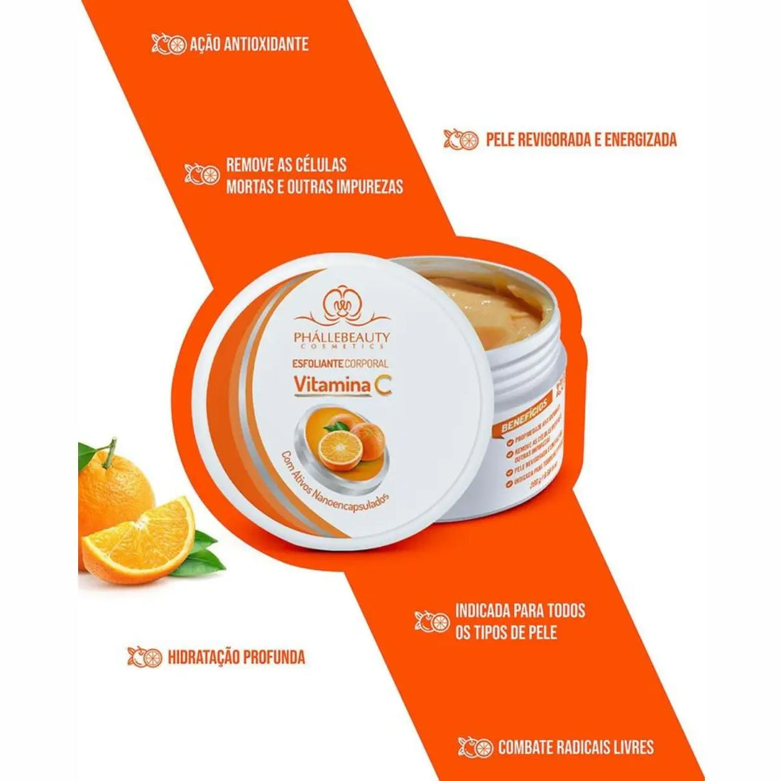 Body Scrub Vitamin C 280g - Phállebeauty