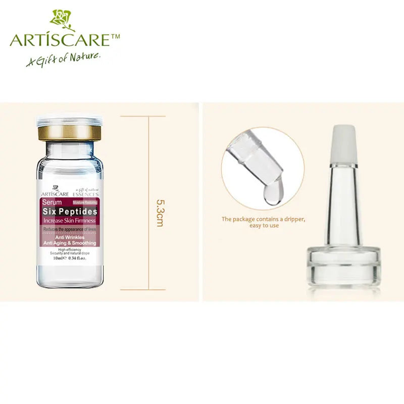 ARTISCARE Six Peptides Face Serum 3pcs/Lot Moisturizing Facial Lifting Skin Care Essence