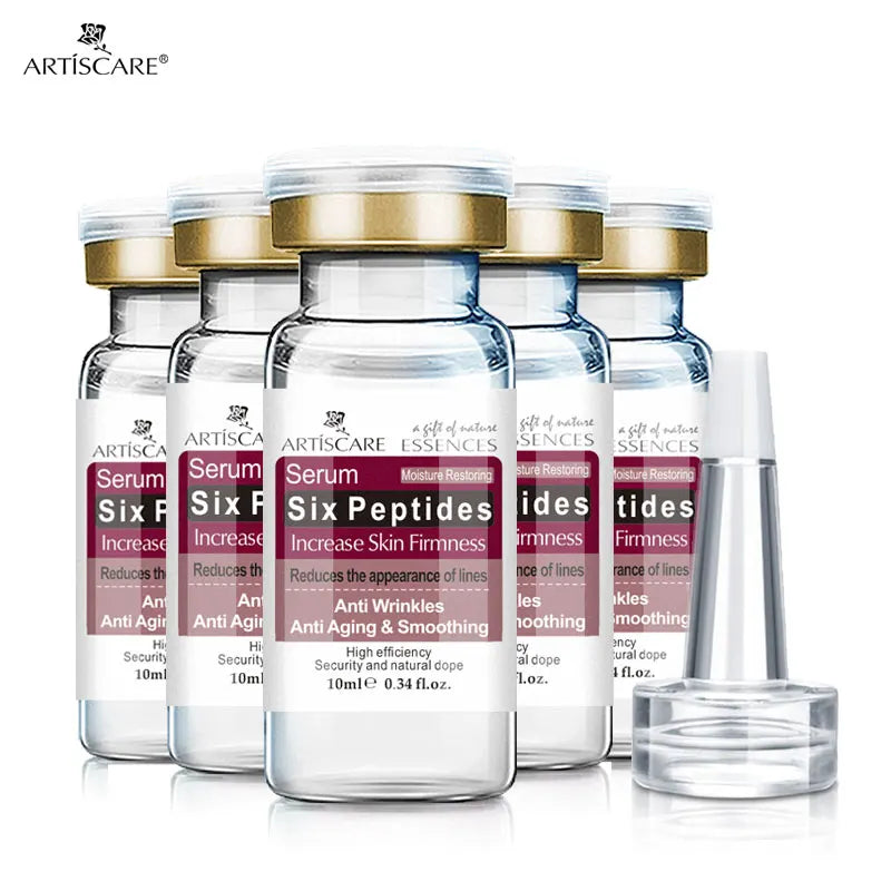 ARTISCARE Six Peptides Face Serum 5pcs/Lot Moisturizing Facial Essence Skin Care Peptide Face Liquid