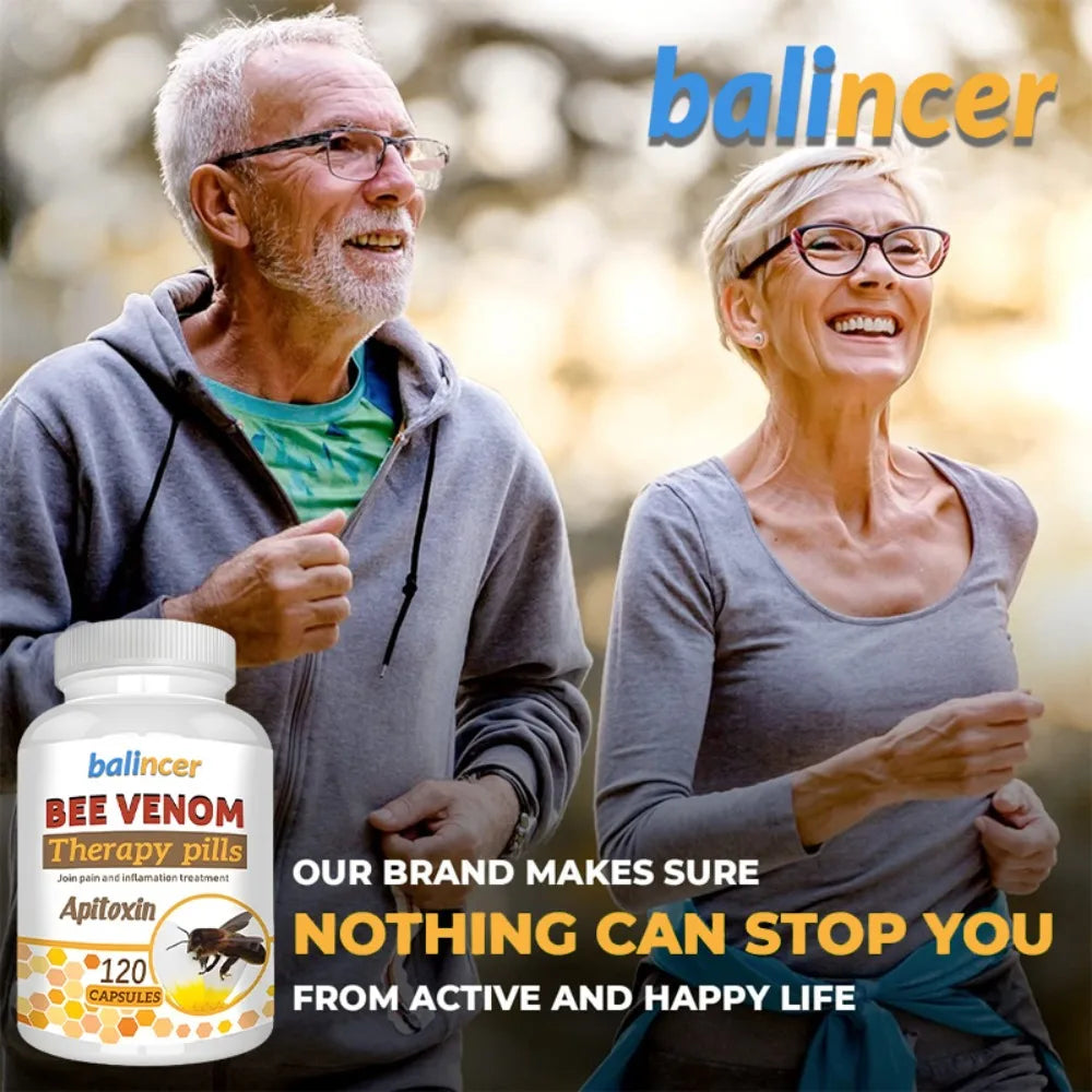 Bee Venom Extract Capsules - Relieves Joint Pain, Promotes Bone Health, Support Immunity