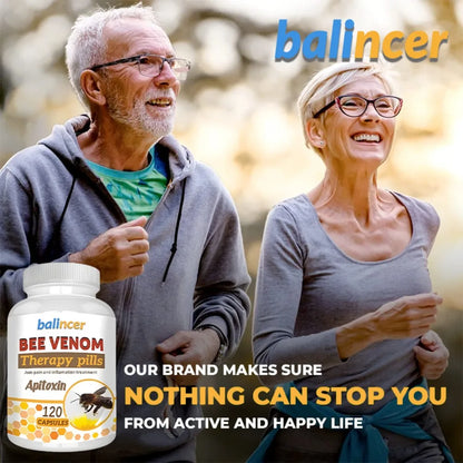 Bee Venom Extract Capsules - Relieves Joint Pain, Promotes Bone Health, Support Immunity