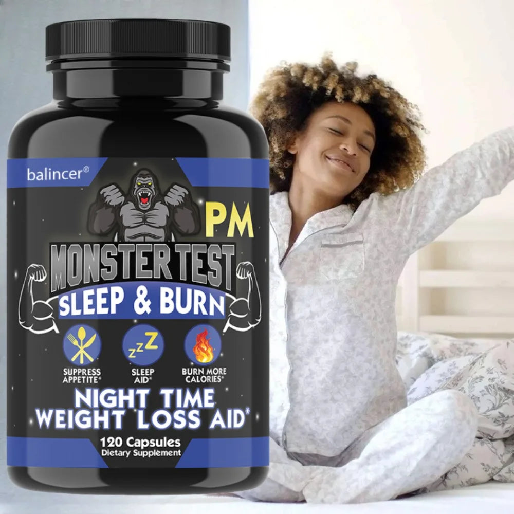 Night Time Fat Burning Capsule - Supports Immune System Health, Appetite Suppression, Healthy Weight Management