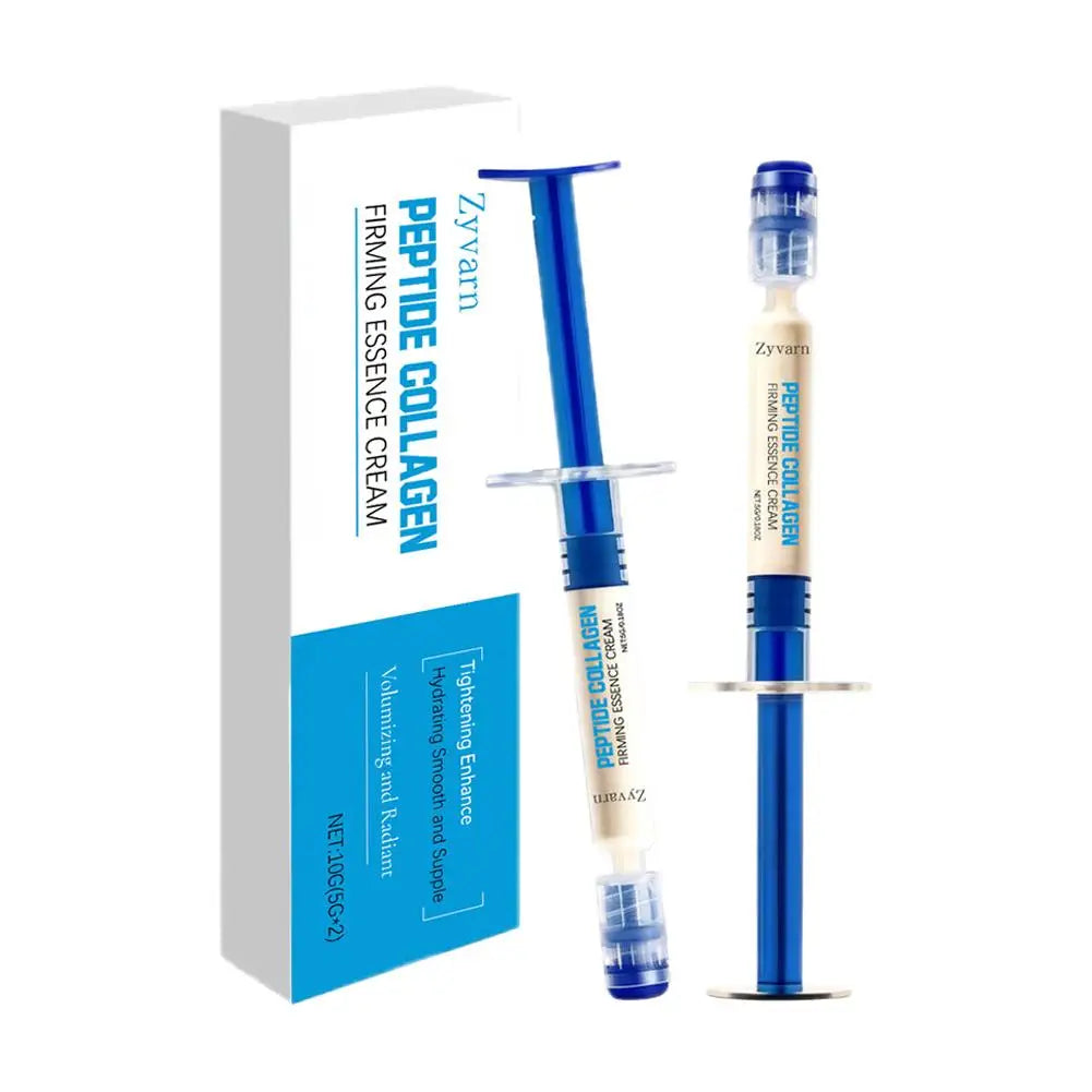 2pcs Collagen Elasticity Essence Cream Enriched peptides collagen deeply nourishes improving elasticity firmness skincare