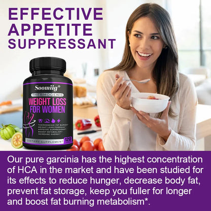 Weight loss supplements, Appetite Suppressant, Support Nighttime Metabolism, Helps Reduce Fat Accumulation, 120 Capsules