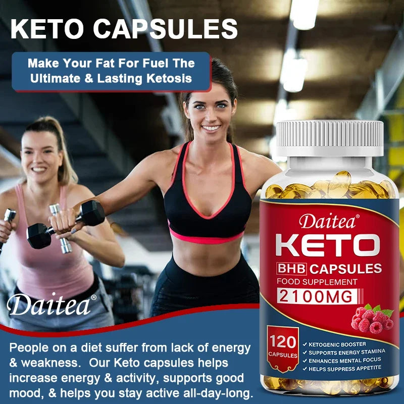 Weight Loss Capsules - 2100 mg - Ketogenic Enhancer, Weight Management, Fat Metabolis