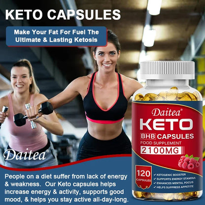 Weight Loss Capsules - 2100 mg - Ketogenic Enhancer, Weight Management, Fat Metabolis