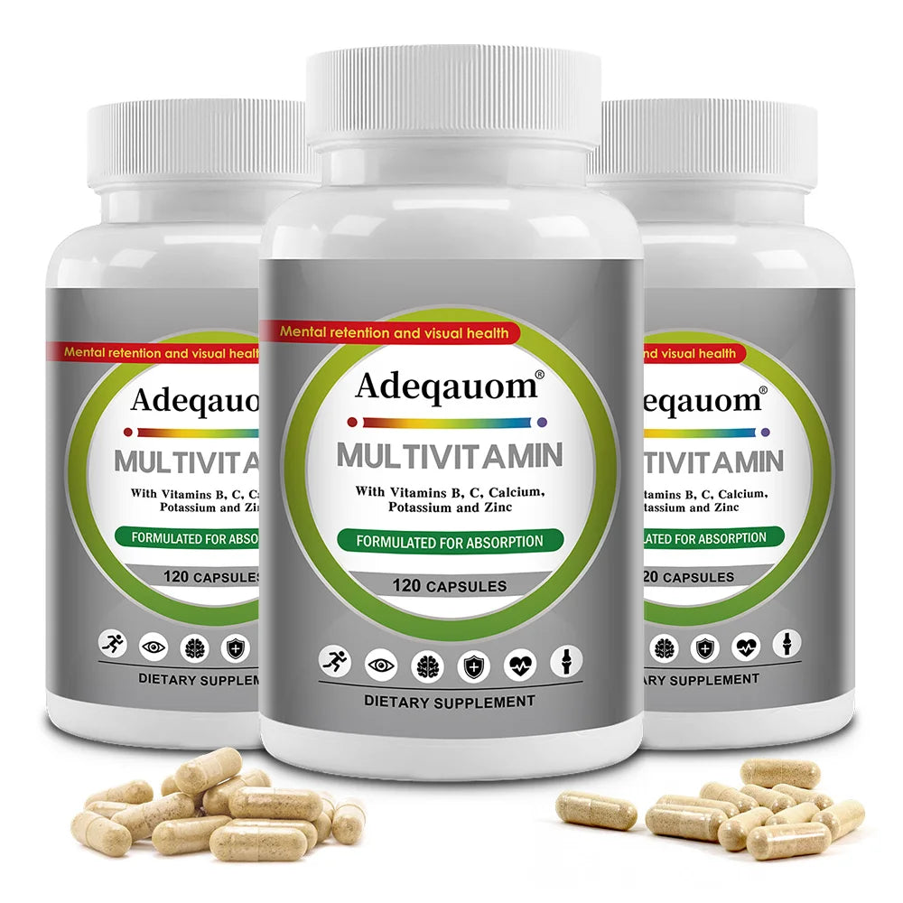 Comprehensive Multivitamin To Enhance Daily Nutrition Improve Immunity and Energy Support Heart Hair Skin and Nail Health Levels