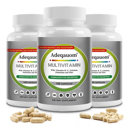 Comprehensive Multivitamin To Enhance Daily Nutrition Improve Immunity and Energy Support Heart Hair Skin and Nail Health Levels
