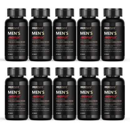L-Arginine Male Enhancing Supplement for Performance, Endurance and Muscle, Strength and Endurance, Non-GMO, 60 Tablets