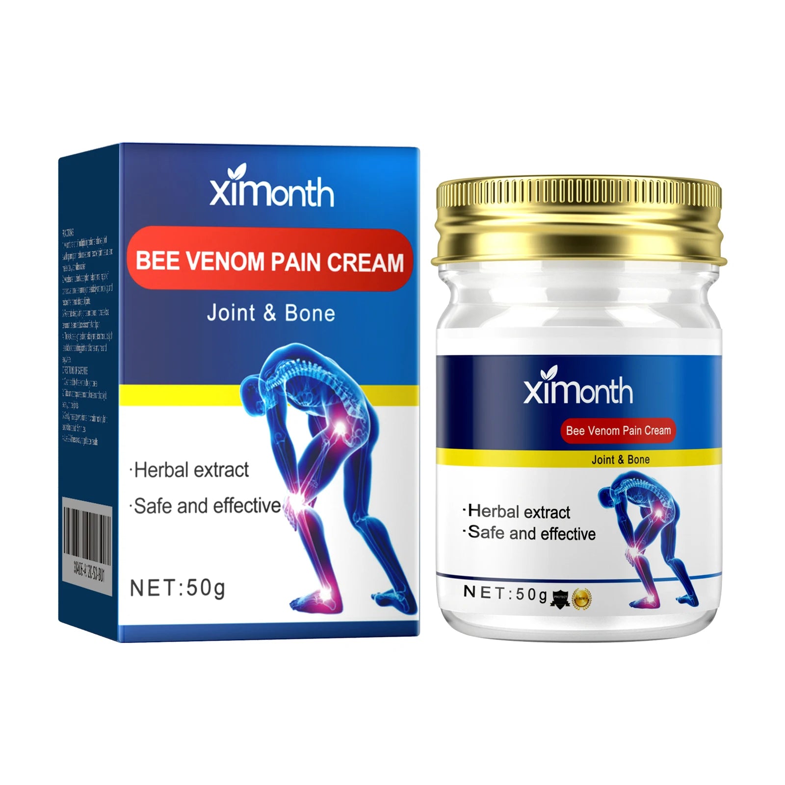 Bee Venom Joint Care Cream Relieves Lower Back, Knee, Tendon, and Bone Pain, Muscle Soreness, Joint Care Cream