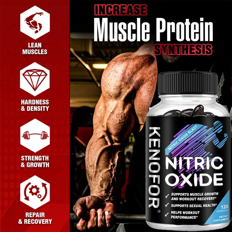 Premium Muscle Building Supplement To Support Muscle Endurance, Improve Athletic Performance, Boost Energy, and Exercise Health