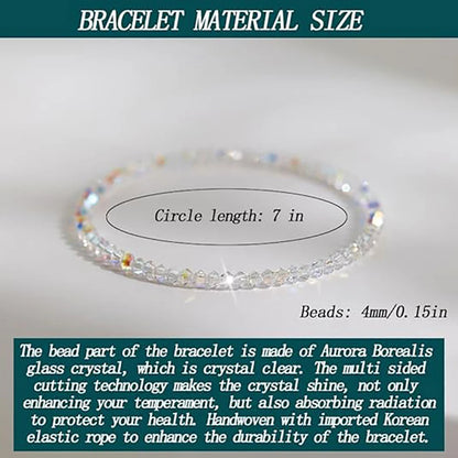 1pc "Menopause: Awakening" Crystal Beaded Bracelet - Empowering Jewelry Gift, Supporting Women&