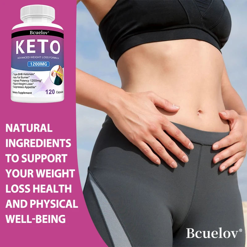 Keto Supplement, 120 Capsules, Supports Keto Diet, for Men and Women, Weight Management, Energy Support, Appetite Control