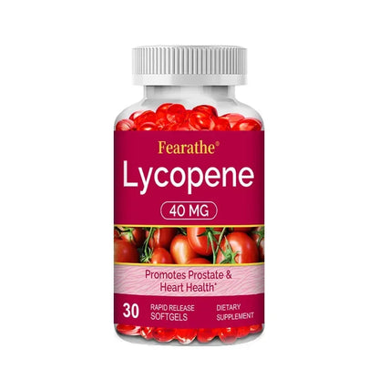 Premium Lycopene 40mg, Dietary Supplement for Prostate, Antioxidant, Heart, Skin &amp; Immune Health, Non-GMO, 30/60/120 Softgels