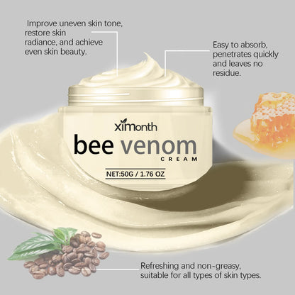 Bee Venom Face Firm Cream Repair Facial Fine Lines Enhance Skin Firmness Soothe Dryness Hydrate Penetrate Nourish Facial Creams