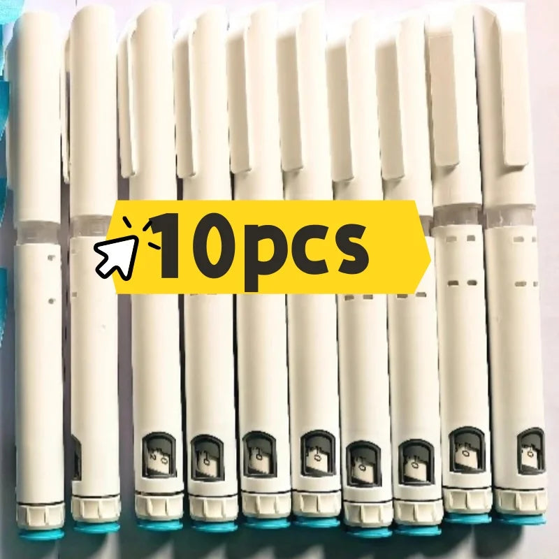 Disposable pen for peptides or insulin, 10 units (excluding the medication).