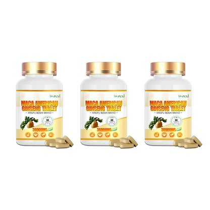 Organic Maca Root Powder with Ginseng Extract Supplement for Men and Women Health- Vegan,Potency enhancement Pills