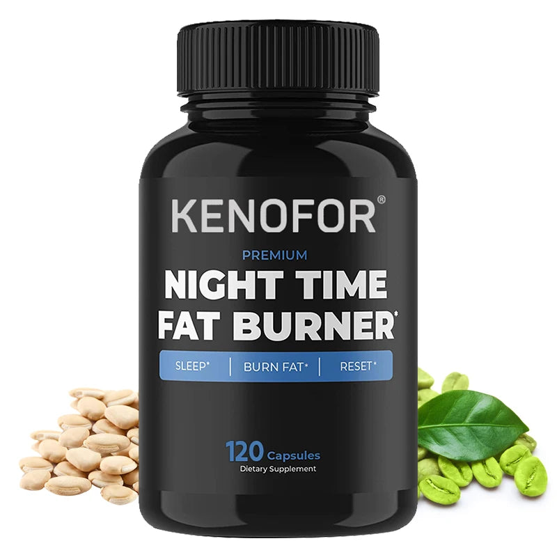 Night Time Fat Burning Capsule - Supports Immune System Health, Appetite Suppression, Healthy Weight Management, 120 Capsules