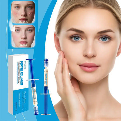 2pcs Collagen Elasticity Essence Cream Enriched peptides collagen deeply nourishes improving elasticity firmness skincare