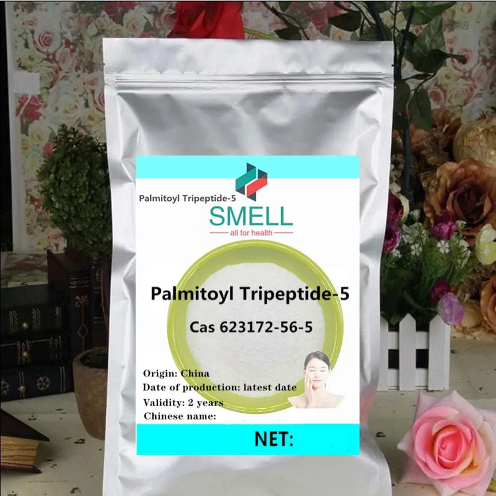 Palmitoyl Tripeptide-5 Powder CAS 623172-56-5, Standard Cosmetic Grade Peptide Ingredient For DIY Skincare Blending
