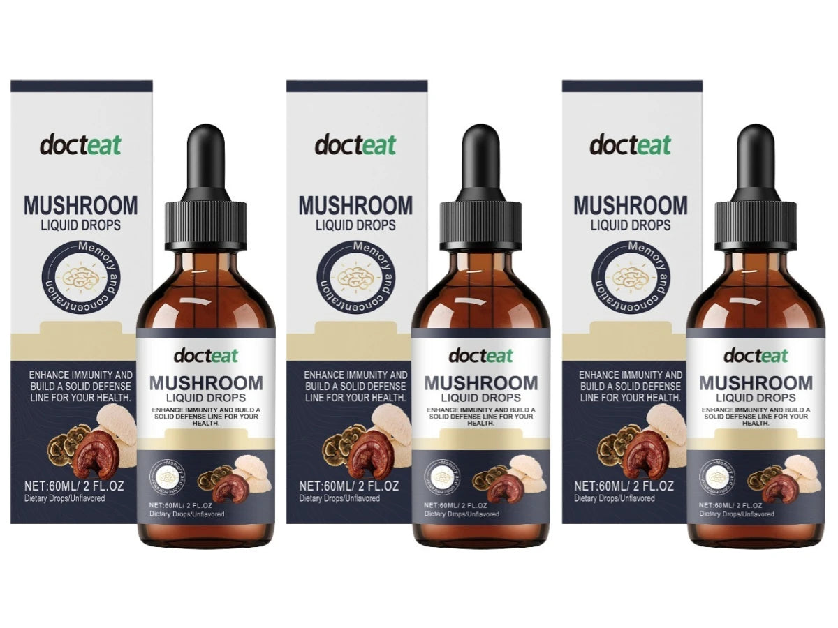1000+mg Mushroom Liquid Drops 60ml with Lion&