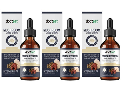 1000+mg Mushroom Liquid Drops 60ml with Lion&