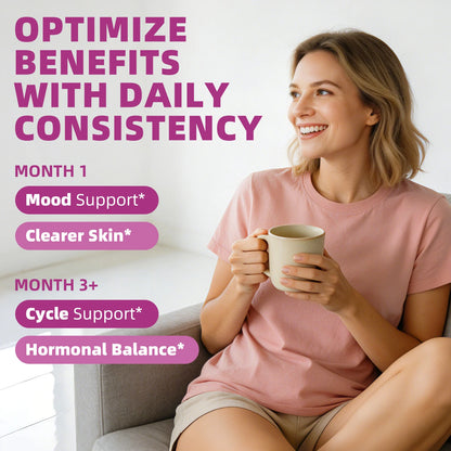 120PCS Inositol Capsule with Omega-3 Supports Ovarian Function,Hormone Balance,Fertility Supplements for Women
