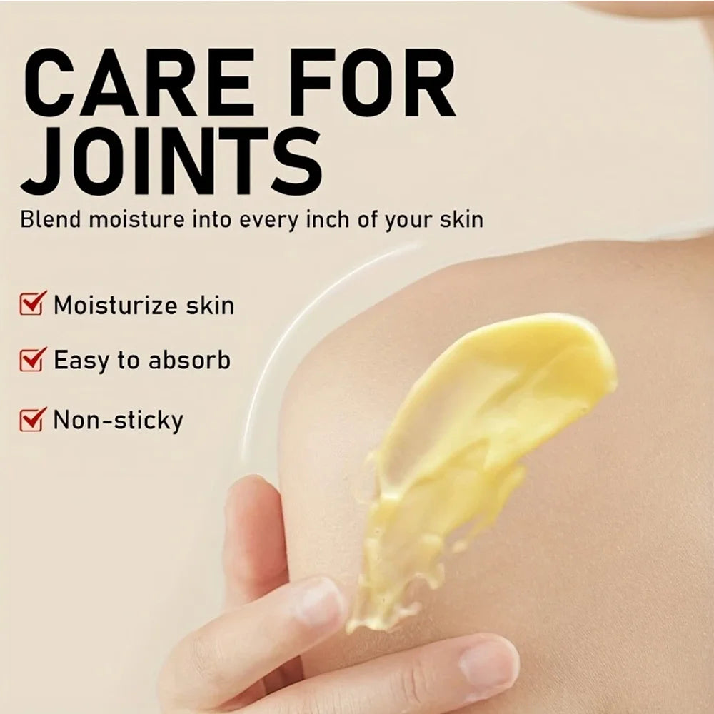 Bee Venom Joint Cream 120g Fast Absorption Non-Sticky Moisturizer for Elbows Shoulders Knees &amp; Back Skin &amp; Joints Care