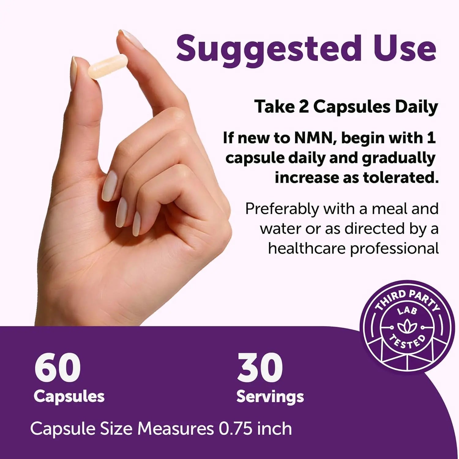 NMN Complex 1000mg, NAD+ Supplement with Resveratrol - NMNH Alternative - Supports Cellular Energy &amp; NAD+ Level, 60 Capsules
