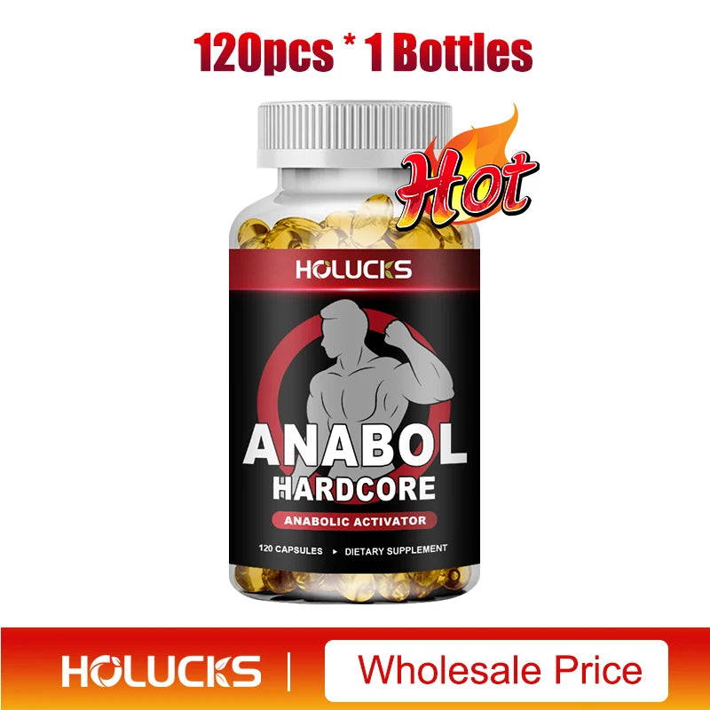 Anabol Hardcore Supplement, Muscle Growth,  for Men To Build Lean, Dense, High, Performance Enhancing, Support Overall Health