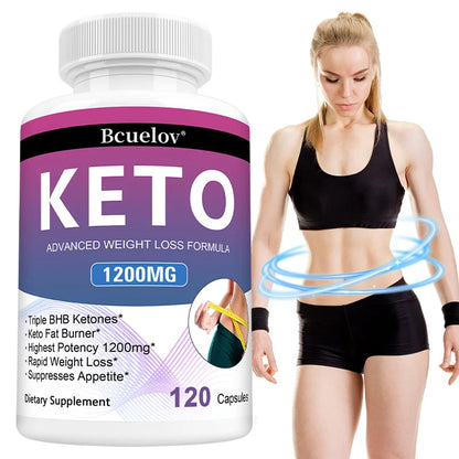Keto Supplement, 120 Capsules, Supports Keto Diet, for Men and Women, Weight Management, Energy Support, Appetite Control