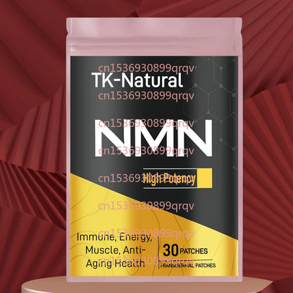 30 Patches NMN (Nicotinamide Mononucleotide) Transdermal Patches  for NAD, Cell, Immune, Energy, Muscle, Anti-Aging, Longevity