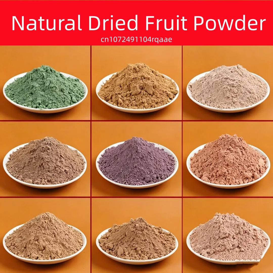 Premium Pure Natural Plant Powder : Butterfly Pea Rose Roselle Powder Pine Pollen Ginkgo Leaf Powder 500g