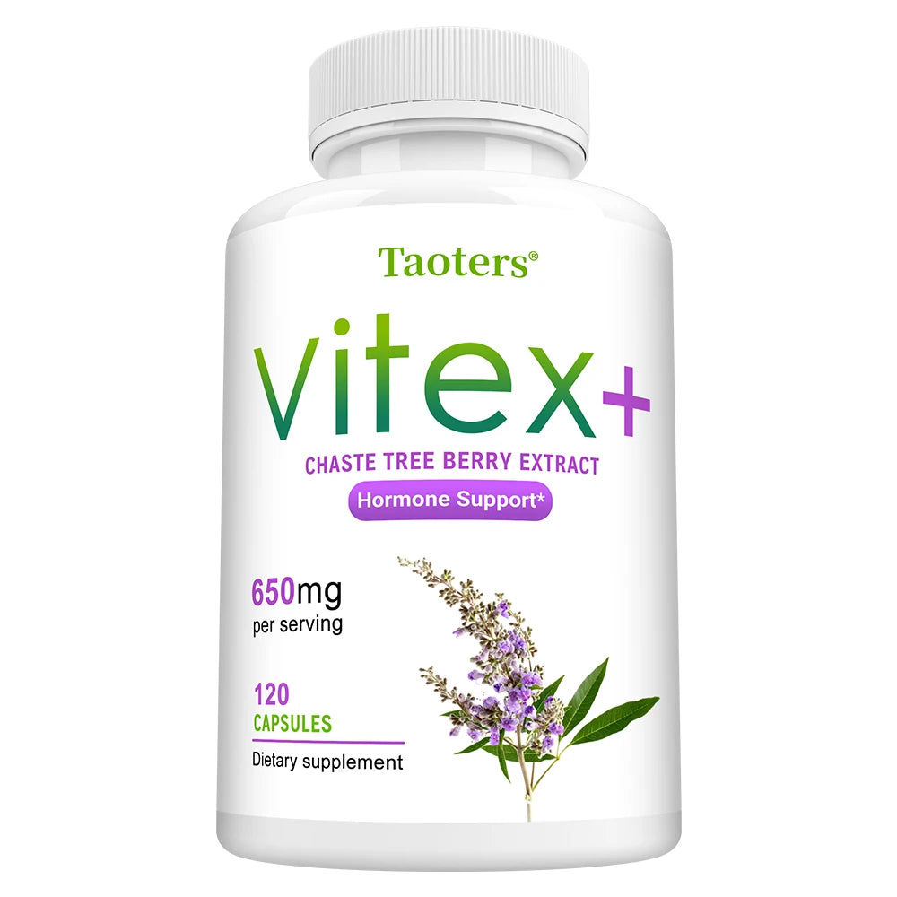 Vitex - Chaste Tree Berry Extract - Menopause Support, Weight Management, Balancing Emotions, Helping To Improve Skin